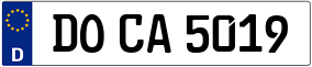 Truck License Plate